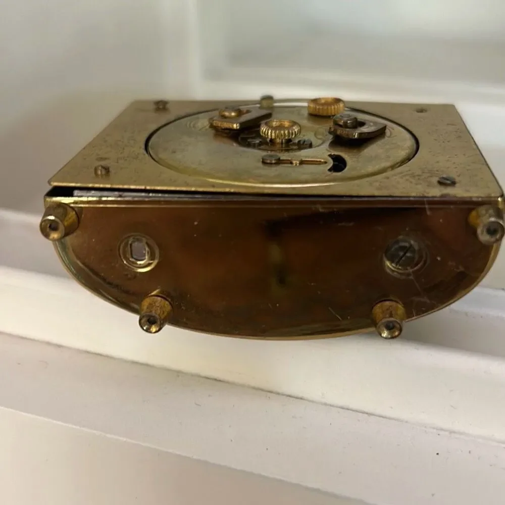 Vintage Enameled Kenzle Alarm Clock